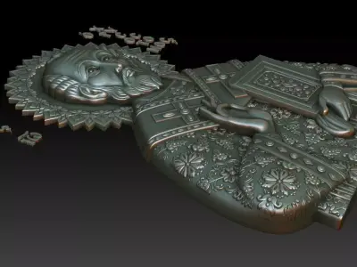 Saint John Chrysostom 3D print model