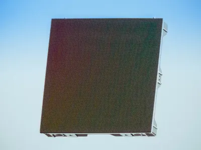 Modular Stage LED Screen 126 by 126 with render file 3D model
