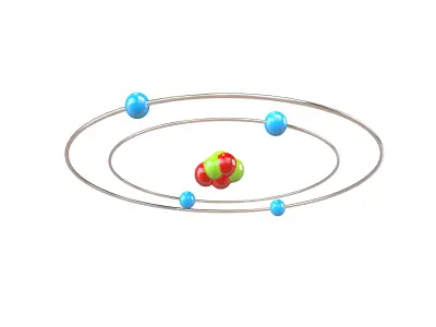 Beryllium Chemical Element v1 002 Low-poly 3D model