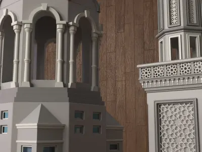 Building Towers Collection 1 - 20 pieces 3D model