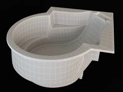 THG bathtub 3D model