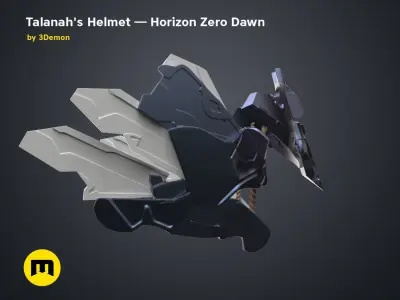 Talanah Helmet - Horizon Zero Dawn 3D print model