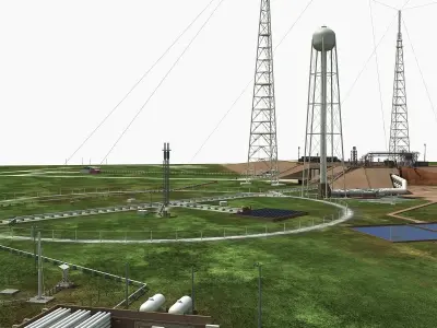 Launch Complex 39B Clean Pad 3D model