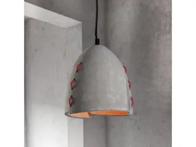 Aliso Light Single Bell Pendant 3D model