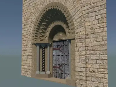 Norman Gate 3D model