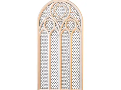 Gothic Window 3D model