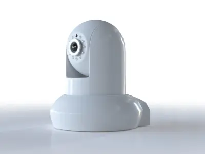 Home Camera Low Poly Low-poly 3D model