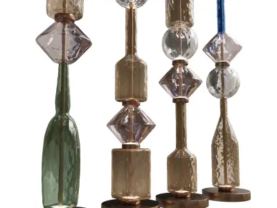 Paolo Castelli floor lamp icone luminose 3D model