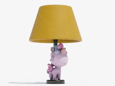 Lampshade 02 Low-poly 3D model