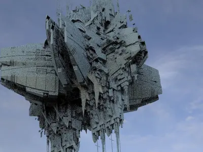Galactic observation relay 2 3D model