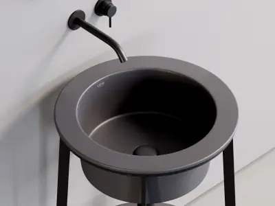 Ceramica Cielo Catino Tondo Washbasin Low-poly 3D model