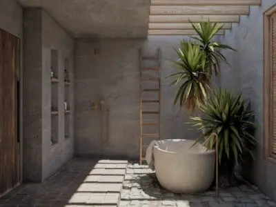  Bathroom Model 3D model