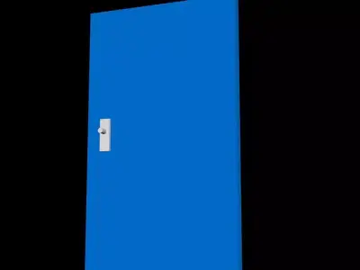 a door Free 3D model 3