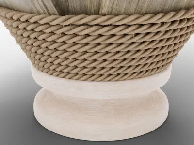 Bedside Table Lamp 3D model