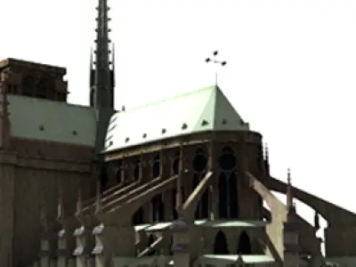 NotreDame notre dame cathedral 3D model