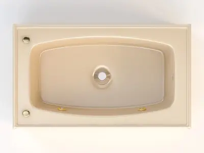 Spurlin Industries 60 x 36 Bathtub with Left Hand Drain 3D model