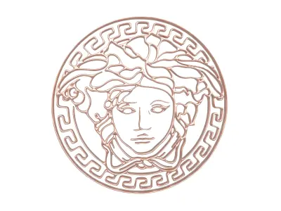 Gianni Versace Logo v1 006 Free low-poly 3D model