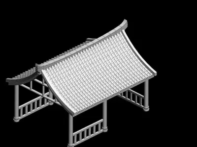 Game Building - Gazebo 2709 3D model