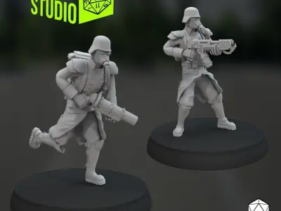 Lycan- Troop Builder 3D print model