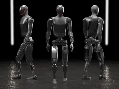  Next Gen Humanoid Robot Black 