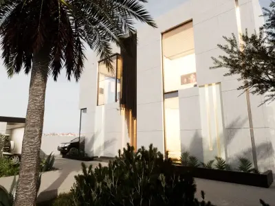 Revit Modern Villa Design 3D model