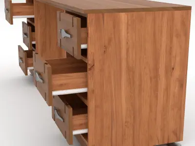 Office Table 3D model