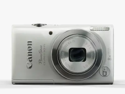 Canon PowerShot Elph 130 Is compact digital camera Low-poly 3D model