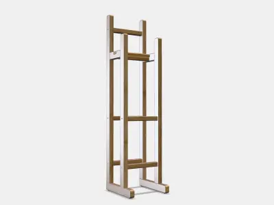 RAW GROUND Toilet roll stand Low-poly 3D model