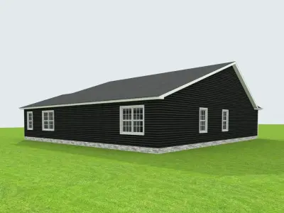 Cape Cod House 6 3D model