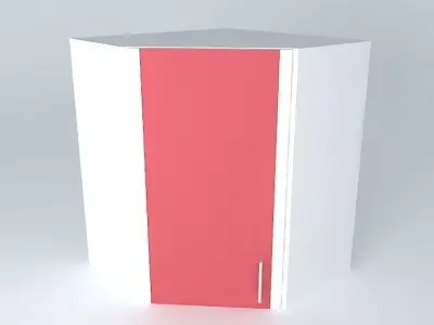 Cabinets door with door Free 3D model