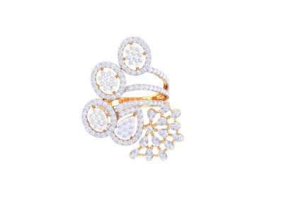 Women Ring  Render 3dm STL OBJ FBX Details 3D print model 408