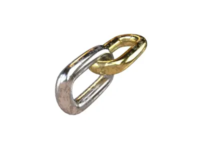 Chain Link Icon v1 004 Low-poly 3D model