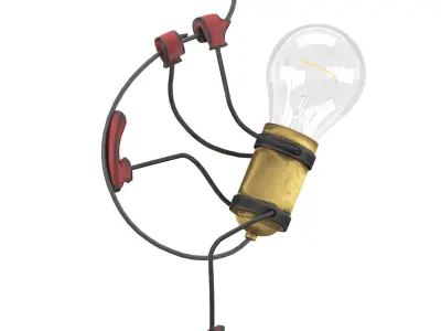 Chandelier lamp 3D model get