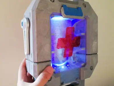 Healthpack  box     style overwatch 3D print model