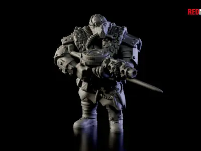 Squad of Abhuman Giants - Imperial Force 3D print model