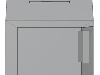 Suggestion Box Low-poly 3D model