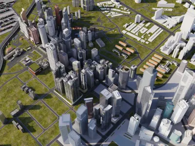 Singapore 3D model