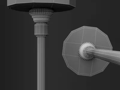 Branching bubble 2 lamps 3D model