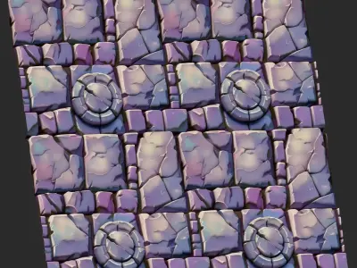 Stylized Floor Seamless Texture Texture 21
