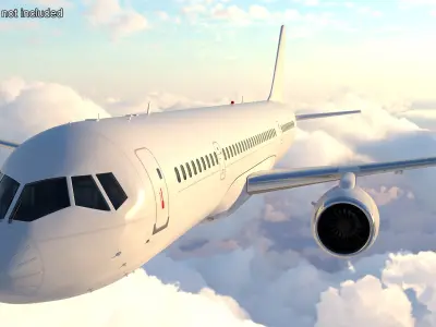  Single Aisle Airliner Rigged 