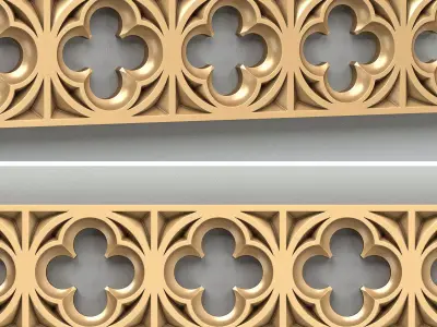 Molding 077 Gothic 3D model