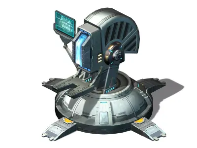 Functional mechanical object 09 3D model