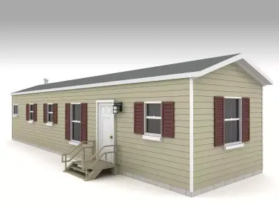 Trailer mobile home 3D model