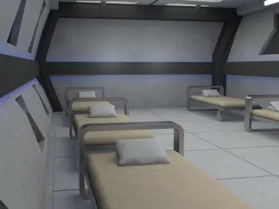 Sci Fi Room 3D model