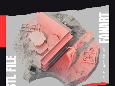 FANART THE LAST OF US- ROOM 3D print model