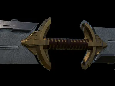 Thanos Double Edged Blade llSS3Dll 3D model