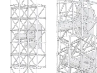 Gridlock Sconce - 193 3D model