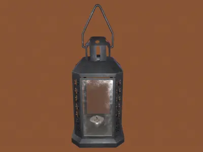 old lantern 3D model