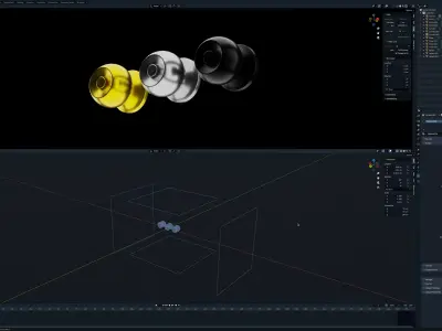 Door handle 3D model