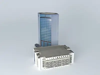 Gedung BRI 1 3D model